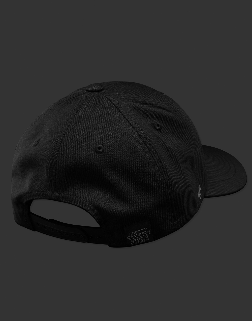 Casquette Scotty Cameron - Noire, Logo Brodé, 100% Coton, Ajustable - Neuve