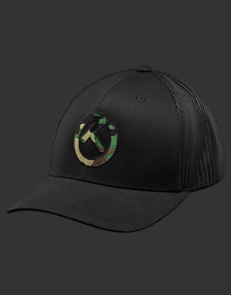 DigiCam Black Trucker Snapback Hat