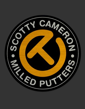 Adesivo Grande Tondo Scotty Cameron – Sticker Personalizzato Per Negozio O Putter